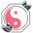 Yin Yang Chinese China Icon