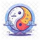 Yin Yang Icône