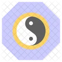 Yin Yang Religion Cultures Icon
