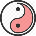 Yin Yang Chinese Symbol Symbol Icon