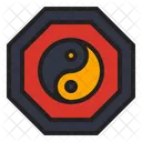 Yin Yang Chinese New Year Taoism Icon