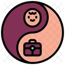 Yin Yang Balance Baby Icon