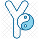 Yin Yang Alphabet Shape And Symbol Icon