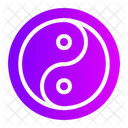 Yin Yang Dualism Cultures Icon