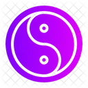 Yin Yang Mystical Shapes Icon