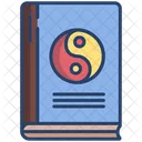 Yin Yang Book Philosophy Book Harmony Icon