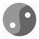 Yin Yang Chinese Taoism Icon