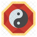 Yin Yang Religion Symbol Icon