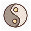 Yin Yang Sinal Spa Ícone