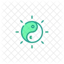 Yin Yang Chines Filosofia Ícone