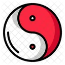 Yin Yang Taoismo China Ícone