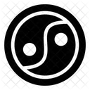Harmonia Simbolos Religiosos Yin Yang Ícone