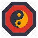 Yin Yang Ano Novo Chines Taoismo Ícone