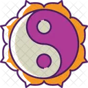 Yin Yang Taoismo Chines Ícone
