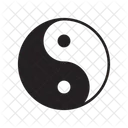 Yin Yang Chines Religiao Ícone