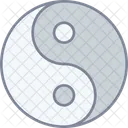 Yin Yang Taoismo Chines Ícone