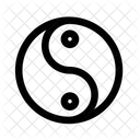 Yin Yang Yin Yang Simbolo Chines Ícone