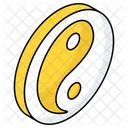 Yin Yang Chinese Philosophy Dualism Icon