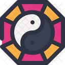 Yin Yang Chines Cultura Ícone