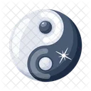 Yang Taijitu Yin Ícone