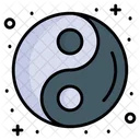 Yin Yang Ioga Sinal Ícone