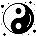 Yin Yang Ioga Sinal Ícone