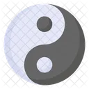 Yin Yang Chines Taoismo Ícone