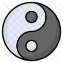 Yin Yang Chines Taoismo Ícone