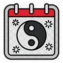 Yin-Yang-Kalender  Symbol