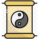 Yin Yang Scroll  Icon