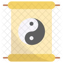 Yin Yang Scroll  Icon