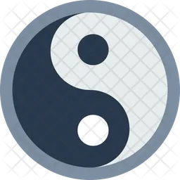 Yin Yang Sign  Icon