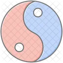 Yin Yang Symbol Lineal Color Icon Icon