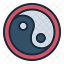 Ying Yang Balance Asian Icon