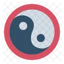 Ying Yang Balance Asian Icon