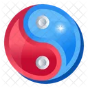 Ying Yang Filosofia China Dualismo Icono