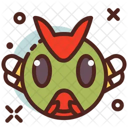 Free Pokemon Icon - Download in Colored Outline Style