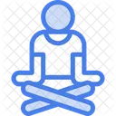 Yoga Meditation Wellness Icon