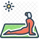 Yoga Summation Fitness Icon