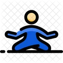 Yoga Fitness Excercise Icon