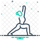 Yoga Zusammenfassung Fitness Symbol