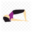 Yoga Bridge Pose Icon