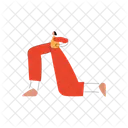 Yoga Poses Character Icon