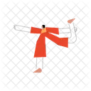 Yoga Poses Character Icon