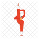 Yoga Poses Character Icon