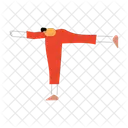Yoga Poses Character Icon