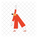 Yoga Poses Character Icon