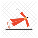 Yoga Poses Character Icon