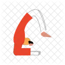 Yoga Poses Character Icon