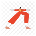 Yoga Poses Character Icon